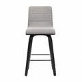 Barhocker Stoff Hellgrau Schichtholz 104 cm