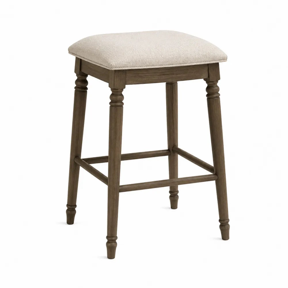 Barhocker Eichenholz Beige 75cm