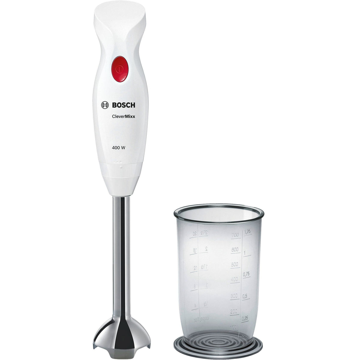 Bosch Stabmixer SDA – Rühr-/Mixgerät MSM24100 ws/deep red CleverMixx – 6 Stück