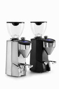 Rocket Super Fausto Espressomühle in Schwarz mit 75-mm-Red-Speed-Stahlmahlscheiben und stufenloser Mahlgradeinstellung