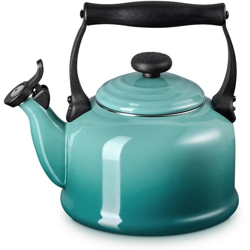 Le Creuset Wasserkessel Tradition 2,1 Liter Bleu Riviera, 2,1 Liter Fassungsvermögen