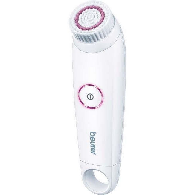 Beurer FC 45 Gesichtsreinigungsbürste mit zweistufiger Rotation, Batteriebetrieb und IPX7-Schutz, 4 Stück