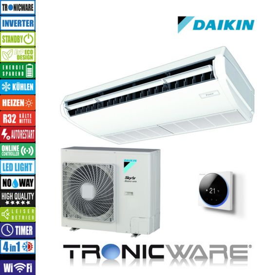 Daikin Klimaanlage Inverter, SkyAir Advance-Series, Sky Air Advance-series Unterdeckengerät, FHA125A + RZASG125MY1