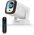 Lugostream Beamer RT310X – Tragbarer Full-HD Projektor mit Android & WiFi 6 für Filme und Serien, Maße: 17,8 × 15,6 × 13,6 cm