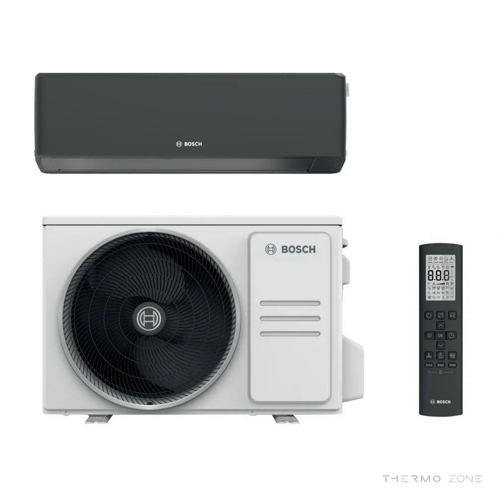 Bosch Split-Klimaanlage CL7000i-Set 20 EB Schwarz – Design 2,0 kW