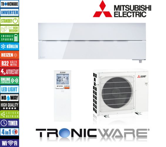 Mitsubishi Split-Klimaanlage Inverter, Diamond, Wandgeräte, MSZ-LN25 VG2 + MUZ-LN25 VG2