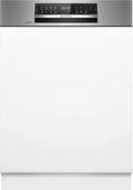 Bosch Geschirrspüler Serie 6 Teilintegrierter 60 cm Gebürsteter Stahl SMI6ECS12E