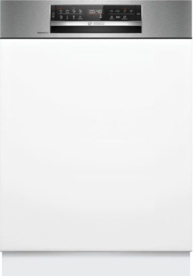 Bosch Geschirrspüler Serie 6 Teilintegrierter 60 cm Gebürsteter Stahl SMI6ECS12E