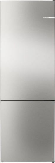 Bosch Kühl-Gefrierkombination Serie 4 Freistehende mit Gefrierbereich unten 203 x 70 cm Edelstahl KGN492IAF