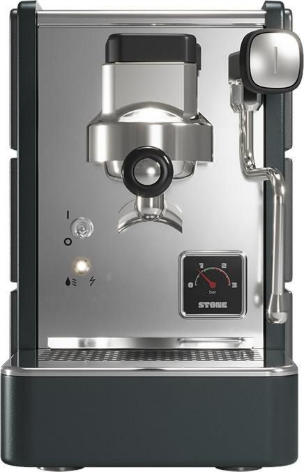 Stone Siebträger-Espressomaschine Pure Grau, Leistung: 1200, Maße BxTxH : 225x440x355