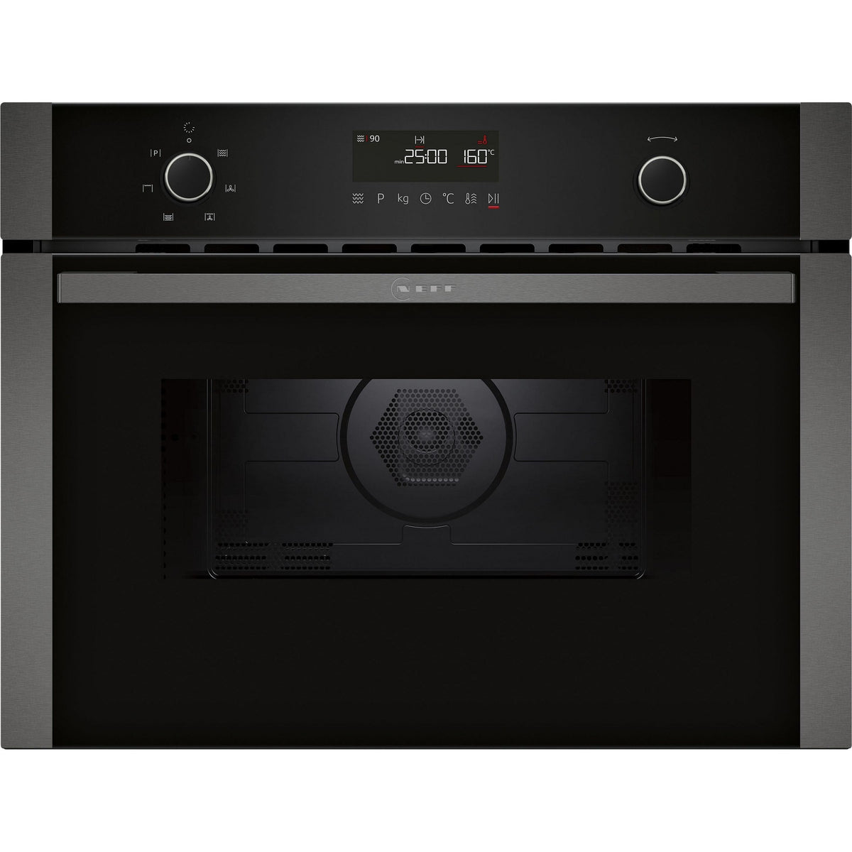 Constructa Mikrowelle Neff – EB-Mikrowelle m. Grill C1AMG84G1 Heißluft, Edelstahl