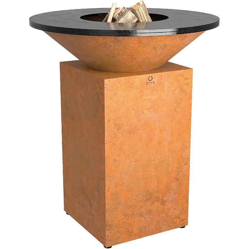 Ofyr Grillzubehör Classic+ Corten 85, Abmessungen Untergestell: 45 x 45 x 78 cm