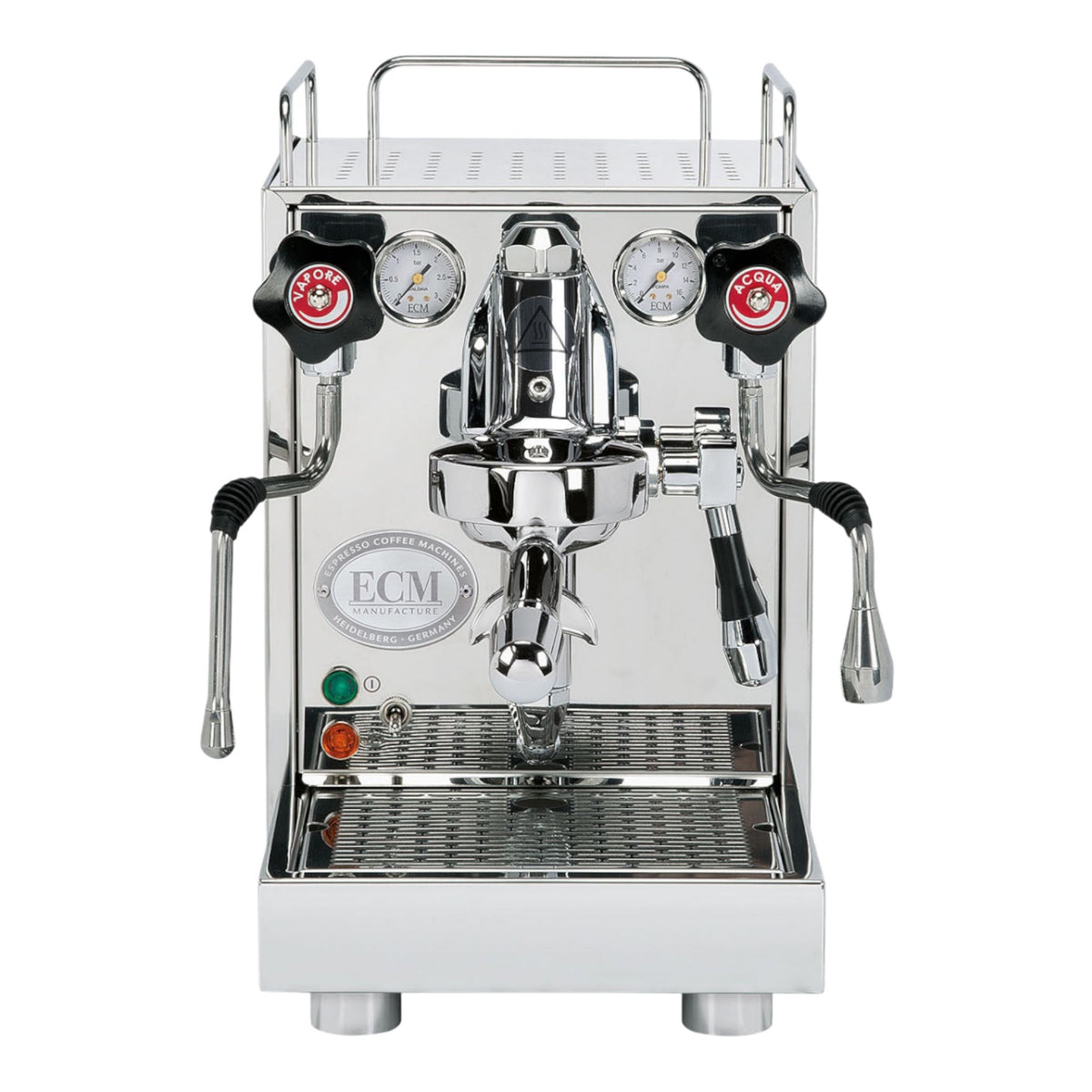 ECM Siebträger-Espressomaschine Mechanika VI Slim, PID-Temperaturregelung, E61-Brühgruppe