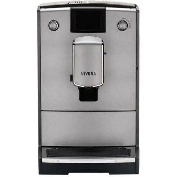 Nivona Kaffeevollautomat NICR 6'95 Titan – Chrom, 2,2 Liter Wassertank