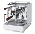 TORRE espresso Siebträger-Espressomaschine Torre Teresina Edelstahl Holzoptionen Standard Pumpe Rotation