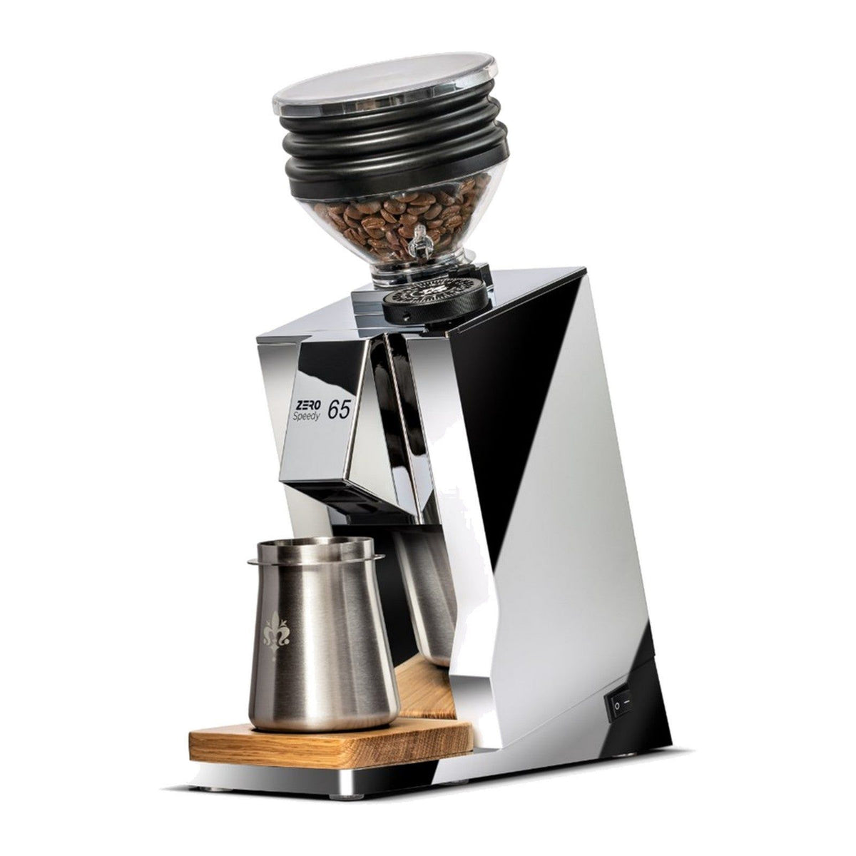 Eureka Kaffeemühle Mignon Zero 65 Speedy – Null Totraum und schnell, Single Dosing, stufenlose Mahlgradeinstellung