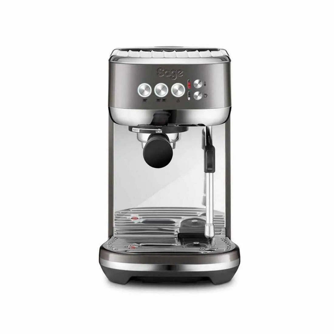 Sage Siebträger-Espressomaschine Bambino Plus Grau Zustand Wie Neu, PID-Temperaturregelung, Edelstahl, Maße B x T x H 19,4 x 36,2 x 30,4 cm