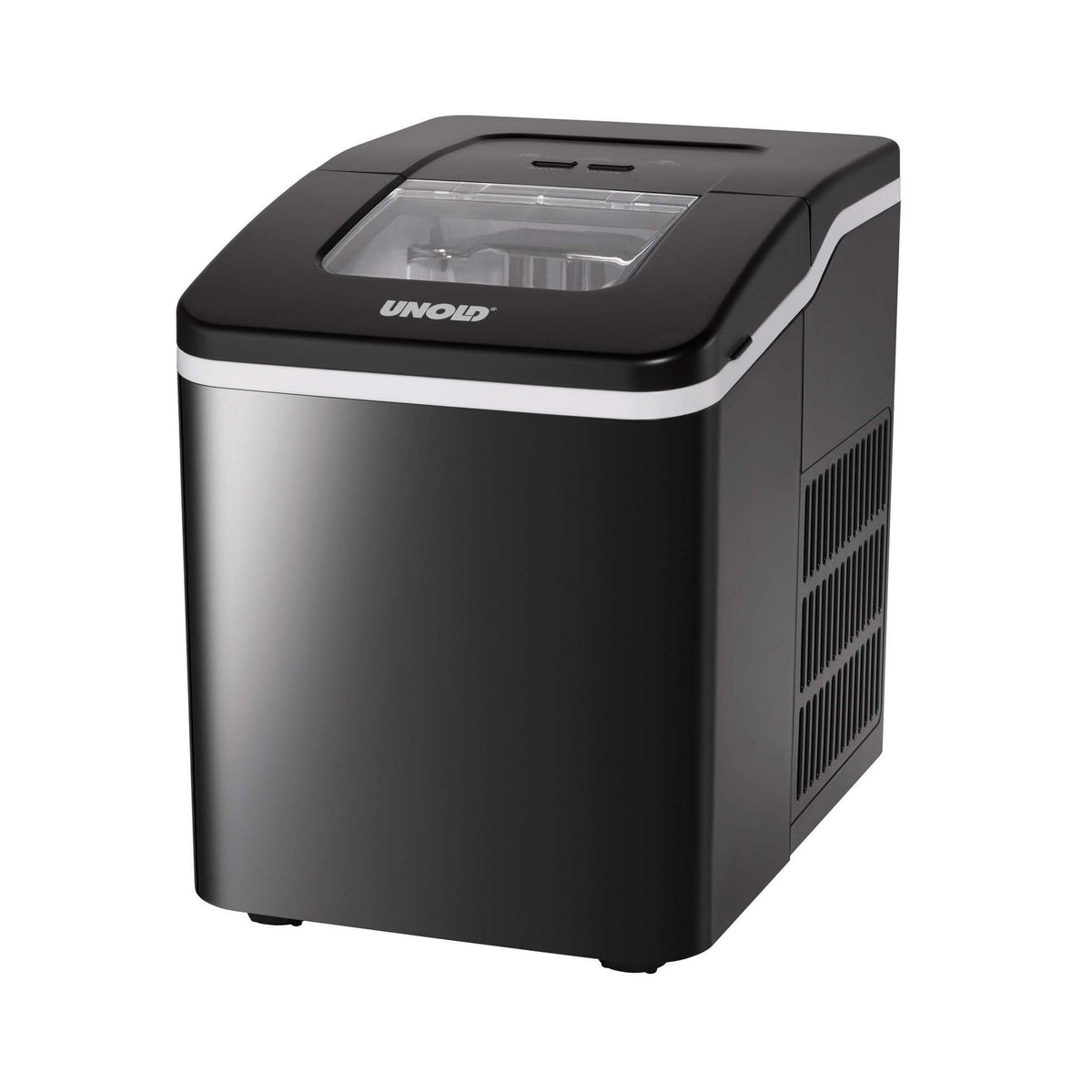 Unold Freeze 48935 Eiswürfelbereiter mit 1,6-L-Wassertank, Reinigungsfunktion und bis zu 60 Eiswürfeln pro Stunde