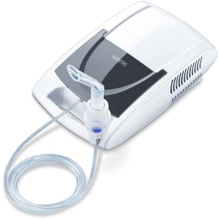 Sanitas SAN Inhalator SIH 21 – 2 Stück mit Kompressor-Drucklufttechnologie zur Verneblung flüssiger Medikamente