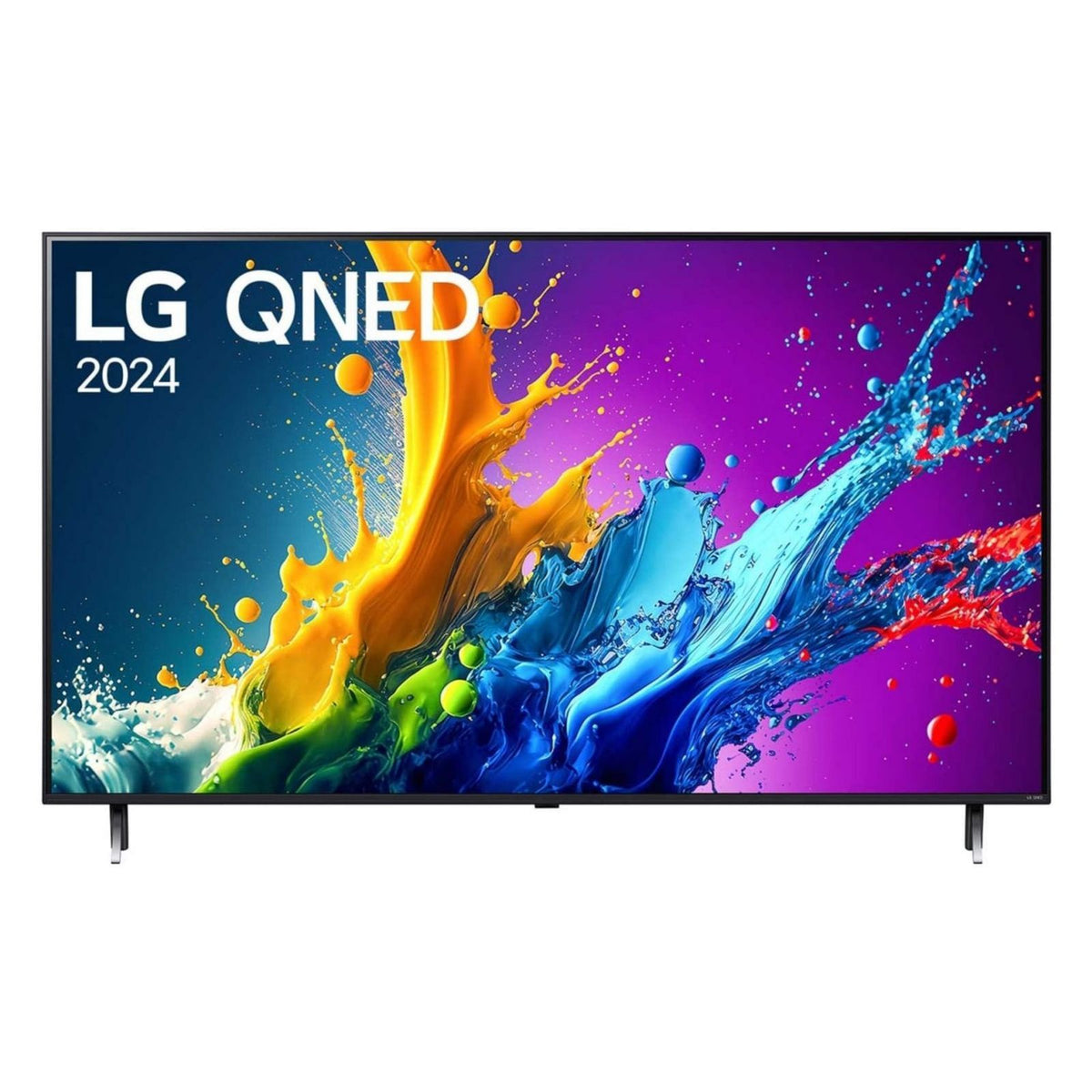 LG Fernseher QNED 55QNED80T3A 55 139,7 cm 4K Ultra HD Smart-TV WLAN Schwarz, Bluetooth