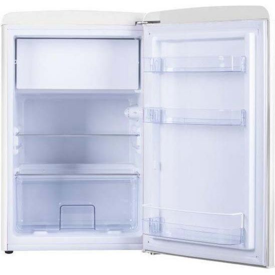 Amica Kühlschrank KS 15615 B beige RETRODESIGN, 93 L Kühlvolumen, 13 L Gefrierfach