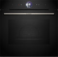 Bosch Einbau-Backofen Serie 8 mit Dampfunterstützung 60 x 60 cm Schwarz HRG7764B1, Touchdisplay