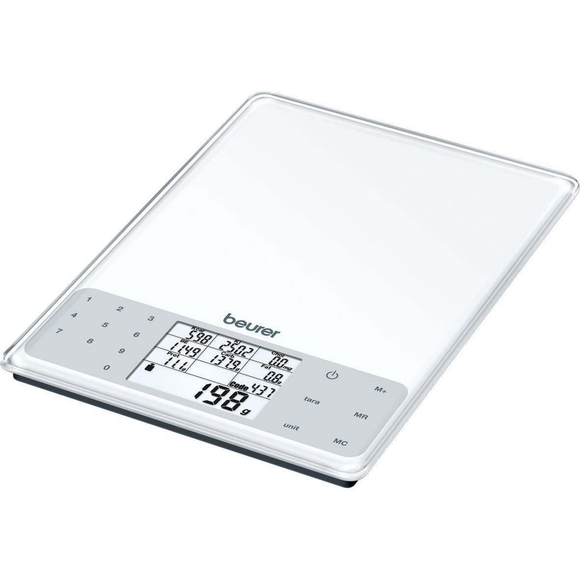 Beurer Küchenwaage Diätwaage DS 61 1gEinteilung,5 kg – 4 Stück