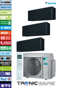 Daikin Stylish Multisplit-Klimaanlage mit 3 × FTXA25BB + 3MXM68A