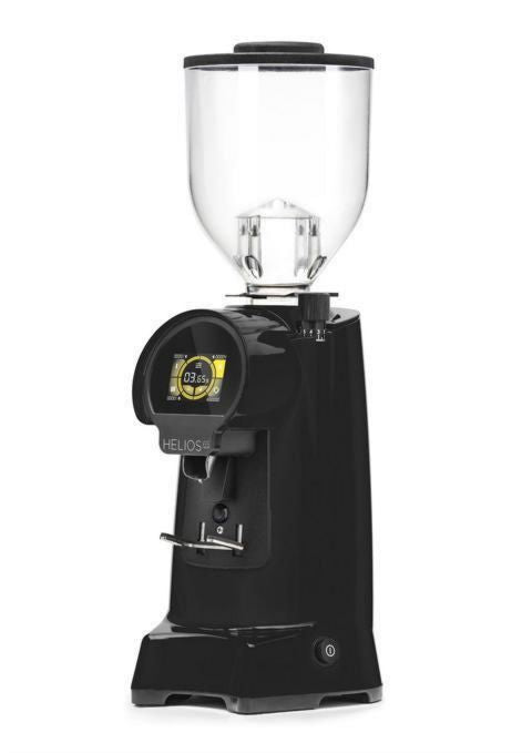 Eureka Kaffeemühle Helios 65 Schwarz, 65-mm-Mahlwerk, 1,2 kg Bohnenbehälter, Touchscreen