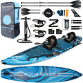 Aqua Spirit Stand-up-Paddle-Board Aufblasbares Stand Up Paddle Board SUP Barracuda Kajak- 320x79x15cm/457x91x15cm, Erwachsene Anfänger/Experten, 150