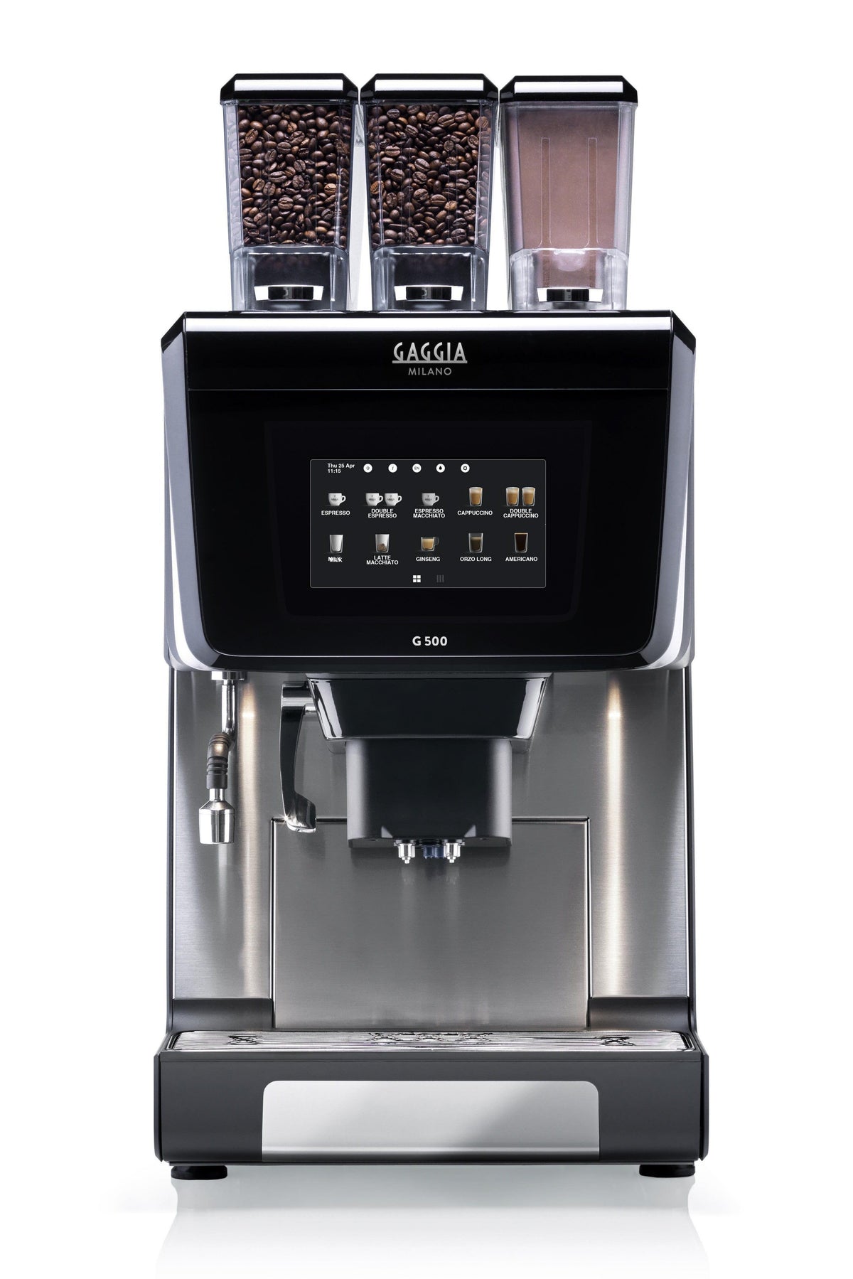 Gaggia Kaffeevollautomat G 500 Kalea 1 x Espresso + 2 x Instant + Frischmilch, 3,2 kW Leistung, Rotationspumpe