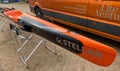 STELLAR Lightweight Kajak Falcon-Excel Layup-Schwarz/Orange Steuerflosse
