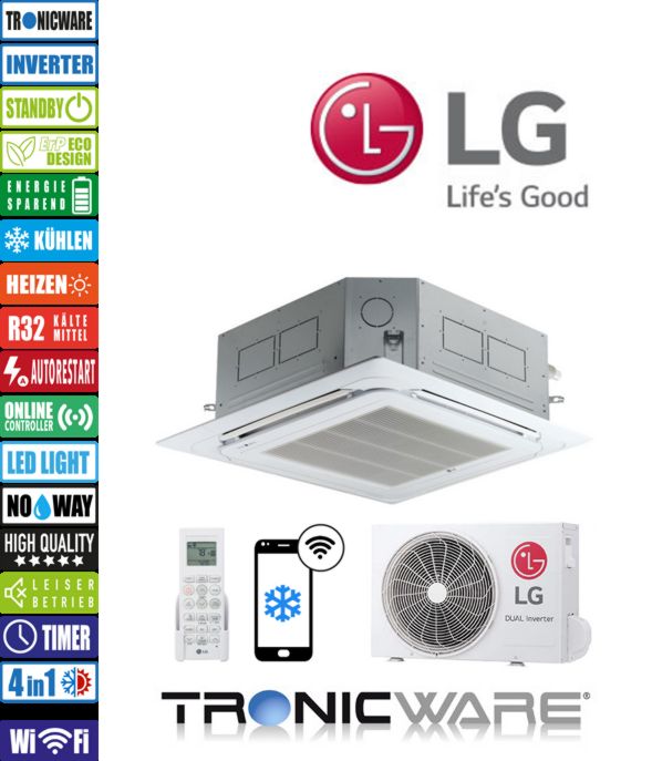 LG Klimaanlage Inverter, Kassettengeräte, UT36FH NA0 + UUD3 U30