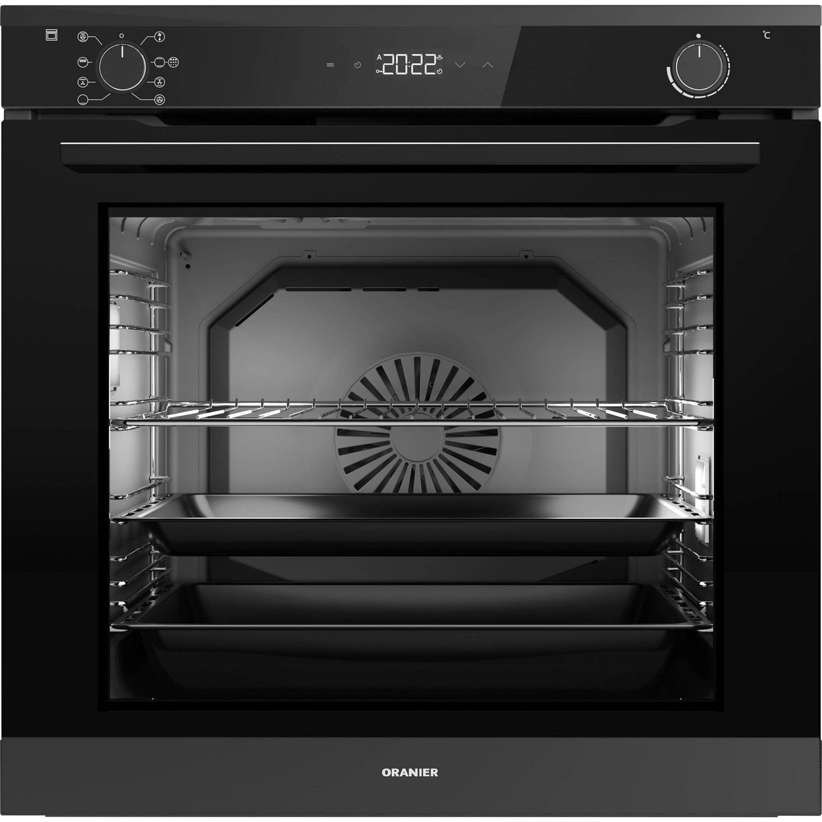 Oranier Einbau-Backofen EB-Backofen Pyrolyse EBP 620 XXL-Backraum,80 L, Pyrolyse-Selbstreinigung, Heißluft