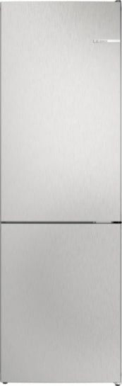 Bosch Kühl-Gefrierkombination Serie 4 Freistehende mit Gefrierbereich unten 186 x 60 cm Metall-Optik KGN362LAF