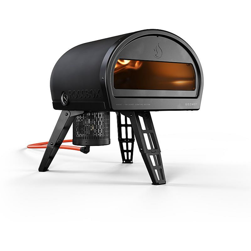 Gozney Pizzaofen Roccbox Schwarz, Edelstahl, mit Propanbetrieb