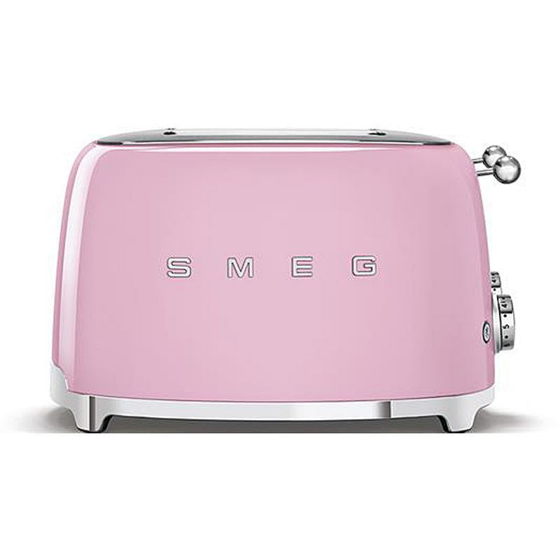 Smeg Toaster TSF03PKEU Cadillac Pink, 2000 W Leistung, Edelstahl, Abmessungen HxBxT: 200x320x300 mm