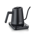 GRAEF Wasserkocher Pour-Over GK502, 0,9 L Fassungsvermögen, Temperaturwahl 40–100 °C, Schwanenhals-Ausguss, Warmhaltefunktion