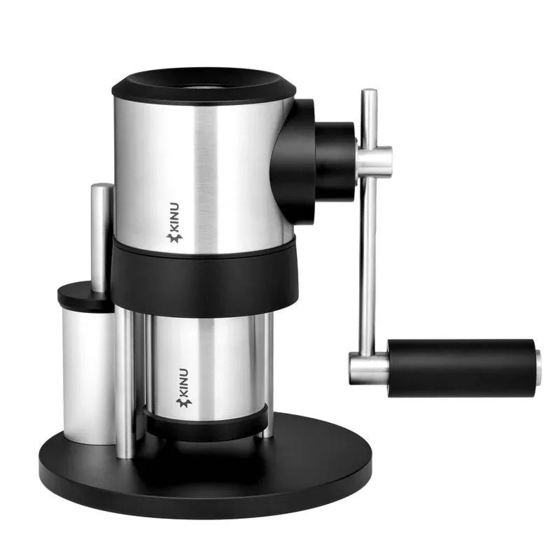 KINU Kaffeemühle M68 V2 Tabletop Kaffemühle, Single Dosing, stufenlose Mahlgradeinstellung, für Filterkaffee
