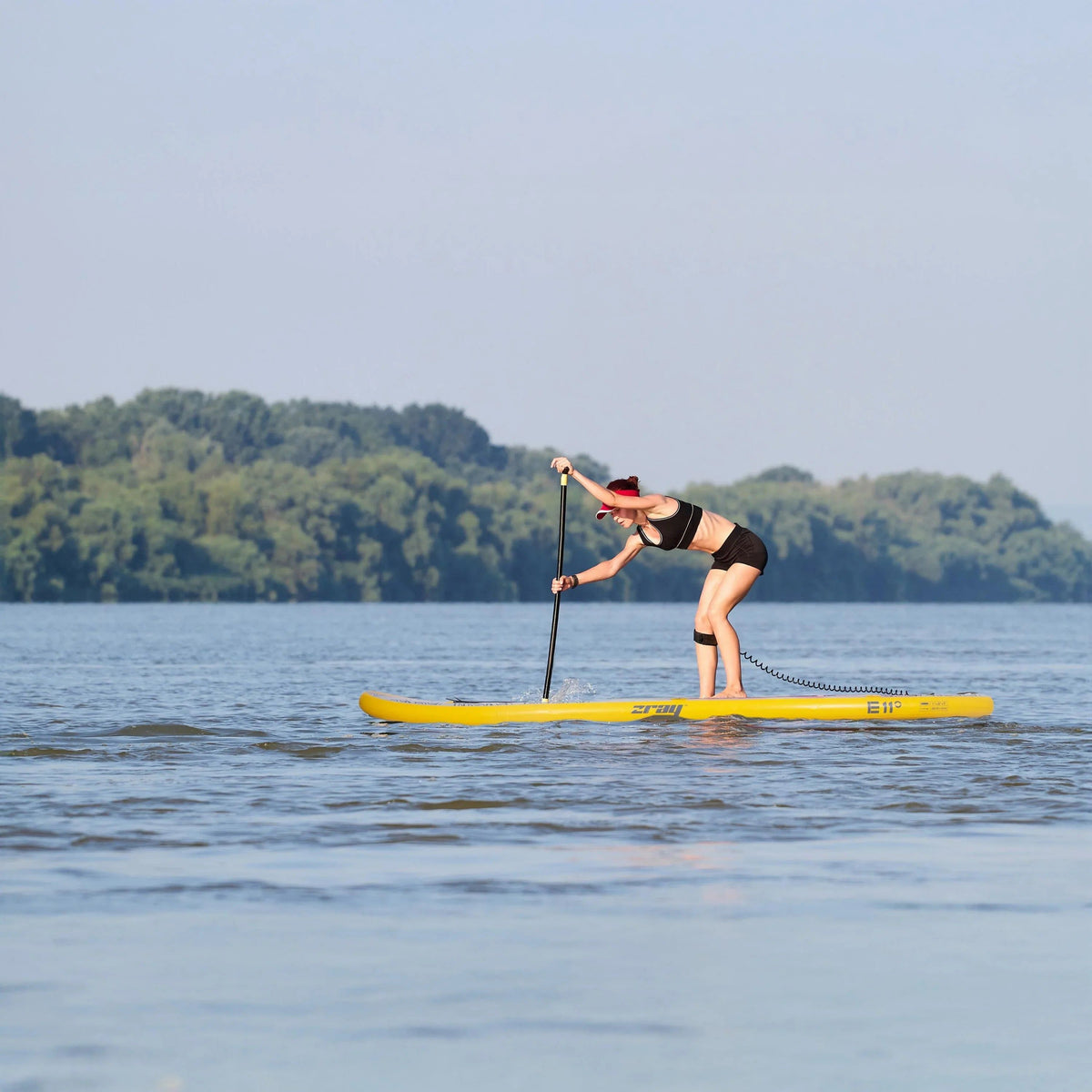Zray Stand-up-Paddle-Board SUP All Around Classic E11 Combo aufblasbares Stand Up Paddle Board 335x81x13cm Komplettset gelb