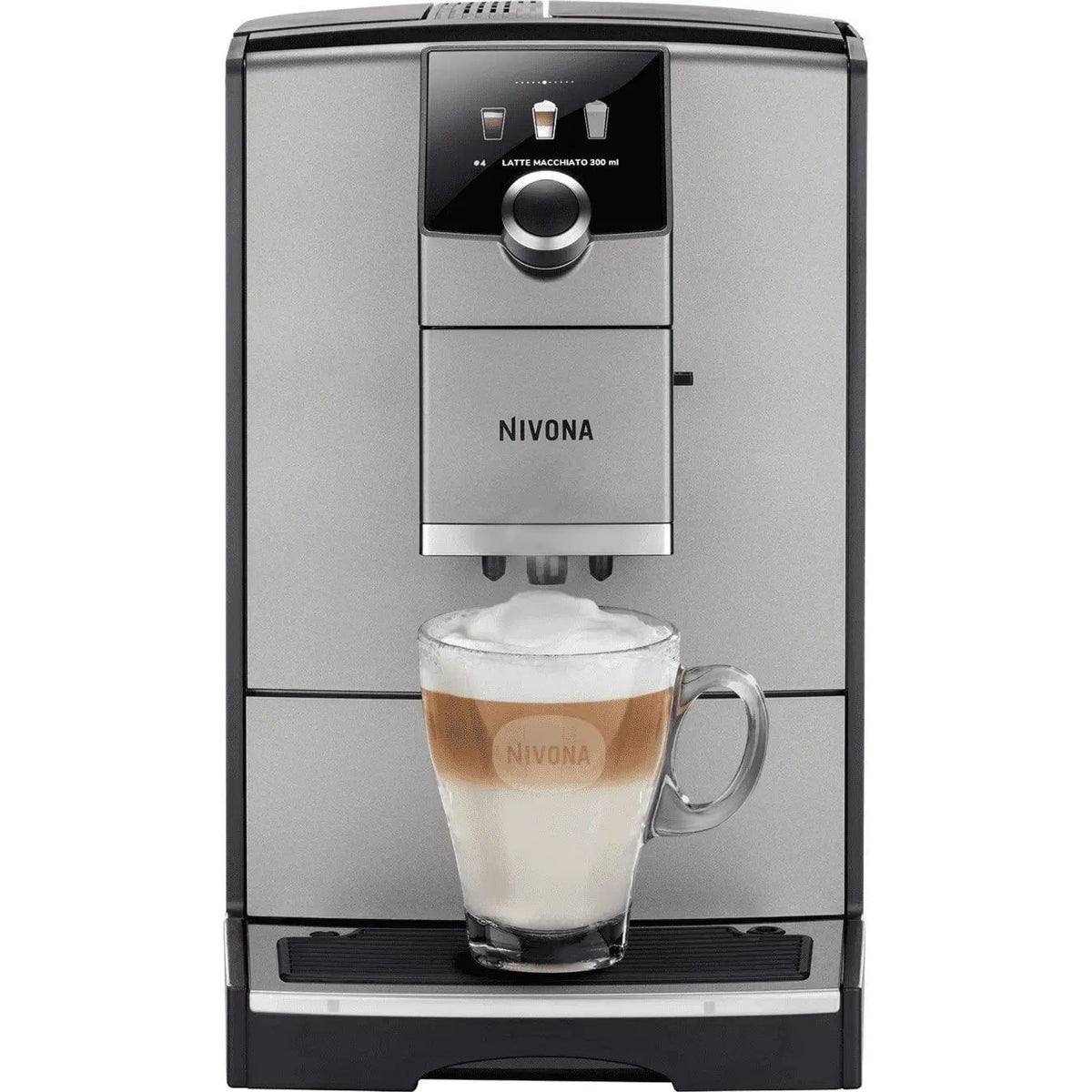 Nivona Kaffeevollautomat 795 – Titan – Chrom NICR 7'95, 2,2 Liter Wassertank, Bluetooth