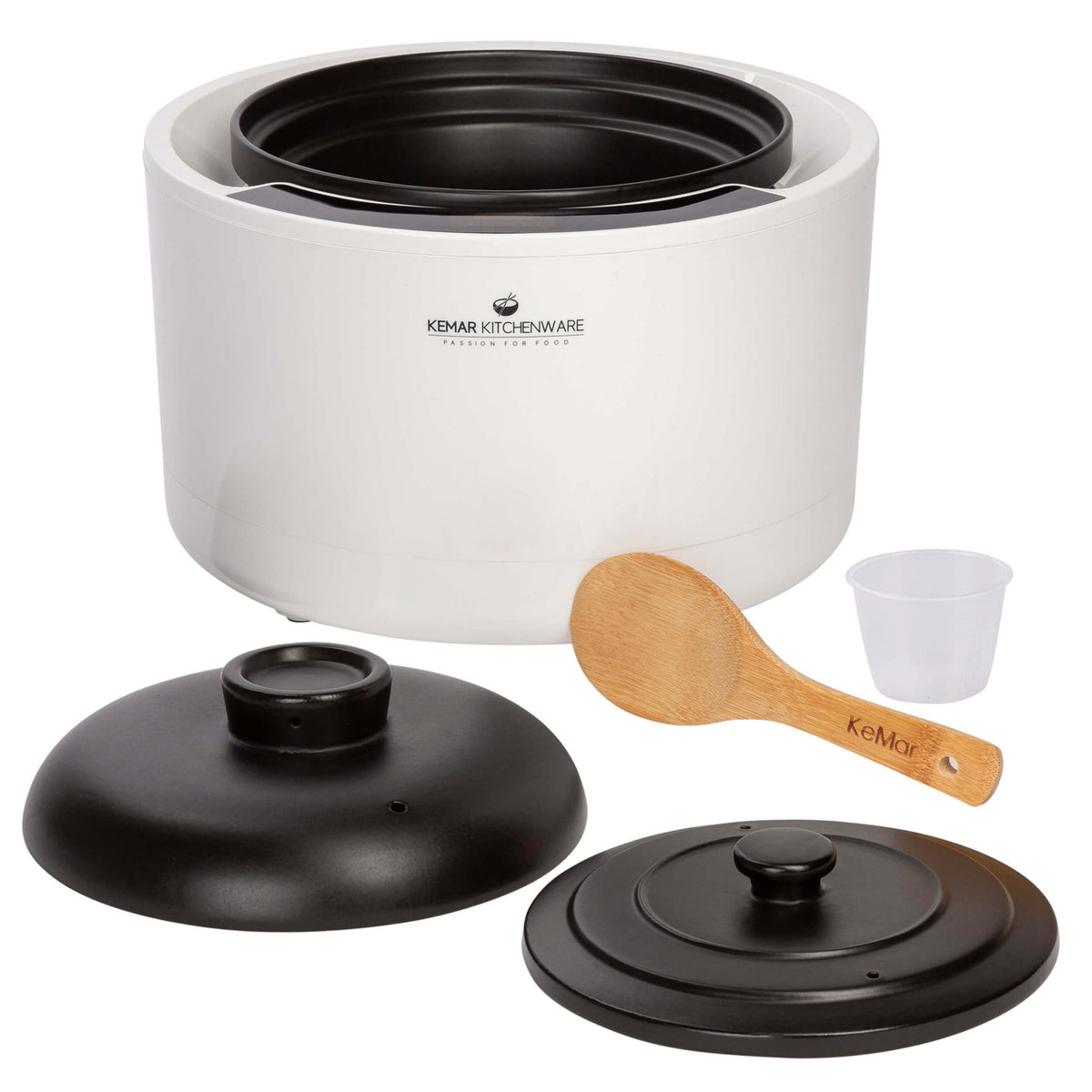 KeMar KCC-280 Keramik-Reiskocher und Multikocher mit Slow-Cooker-Funktion