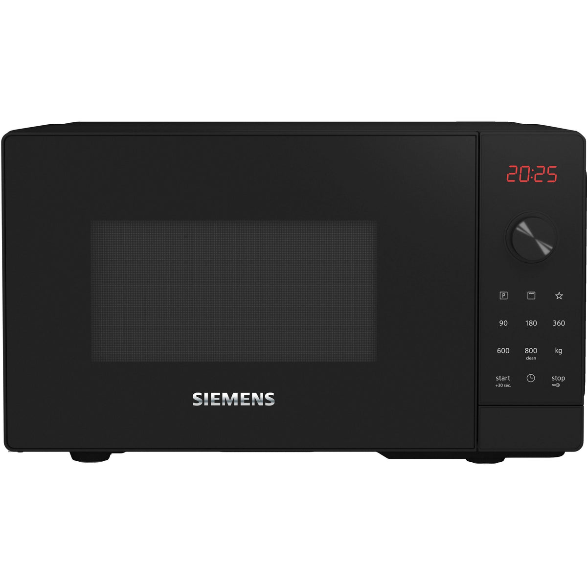 Siemens Mikrowelle mit Grill FE023LMB2 iQ100, 20-L-Garraum, 800 W Mikrowellenleistung, fünf Leistungsstufen, humidClean-Reinigung