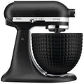 KitchenAid Rührschüssel 5KSM156CXEBK Küchenmaschine Gusseisen Schwarz und Keramikschüssel, 4,7 Liter Fassungsvermögen