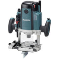 Makita Oberfräse Fräse 2300 W MAKPAC Set Werkzeugaufnahme 12 mm Blau, 2300 W Leistung, Abmessungen Grundplatte: 170 x 155 mm