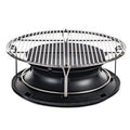 Kamado Joe SloRoller Hyperbolic System mit Edelstahl-Grillrost als Räuchereinsatz für Classic I und II