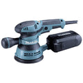 Makita Exzenterschleifer BO5041J 300 W Schleifmaschine 125 mm Handwerkzeug leicht, 300 W Leistung