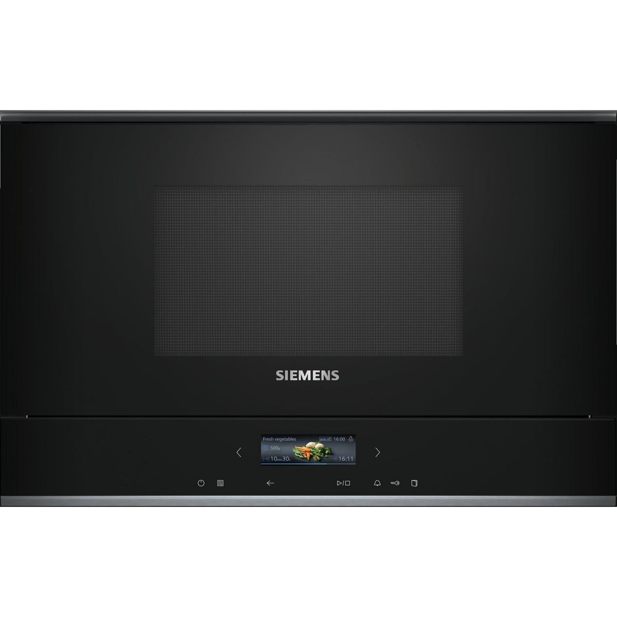 Siemens Mikrowelle EB-Mikrowelle m.Grill BE732L1B1 IQ700, Touchdisplay, Edelstahl