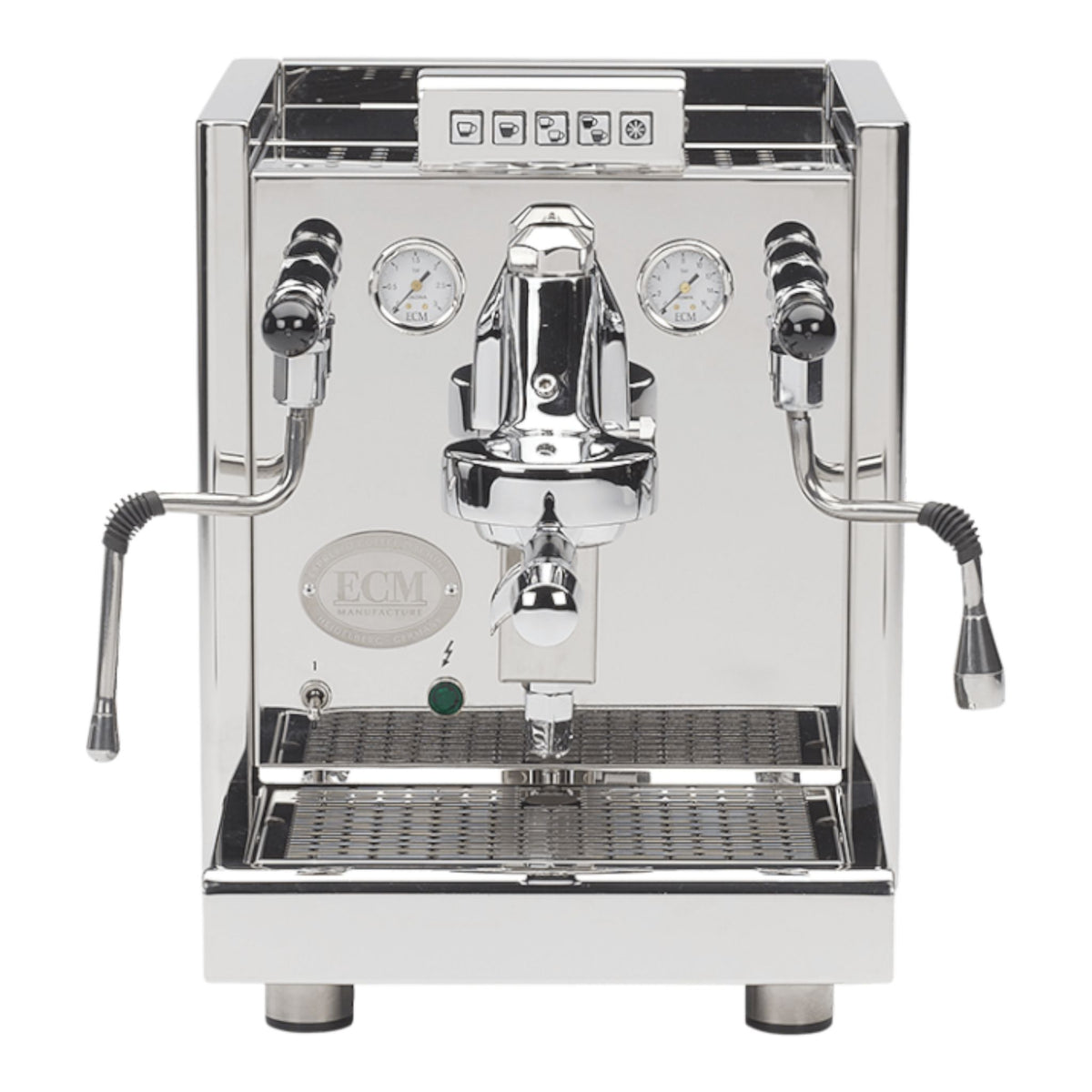 ECM Siebträger-Espressomaschine Elektronika II Profi, E61-Brühgruppe, Rotationspumpe