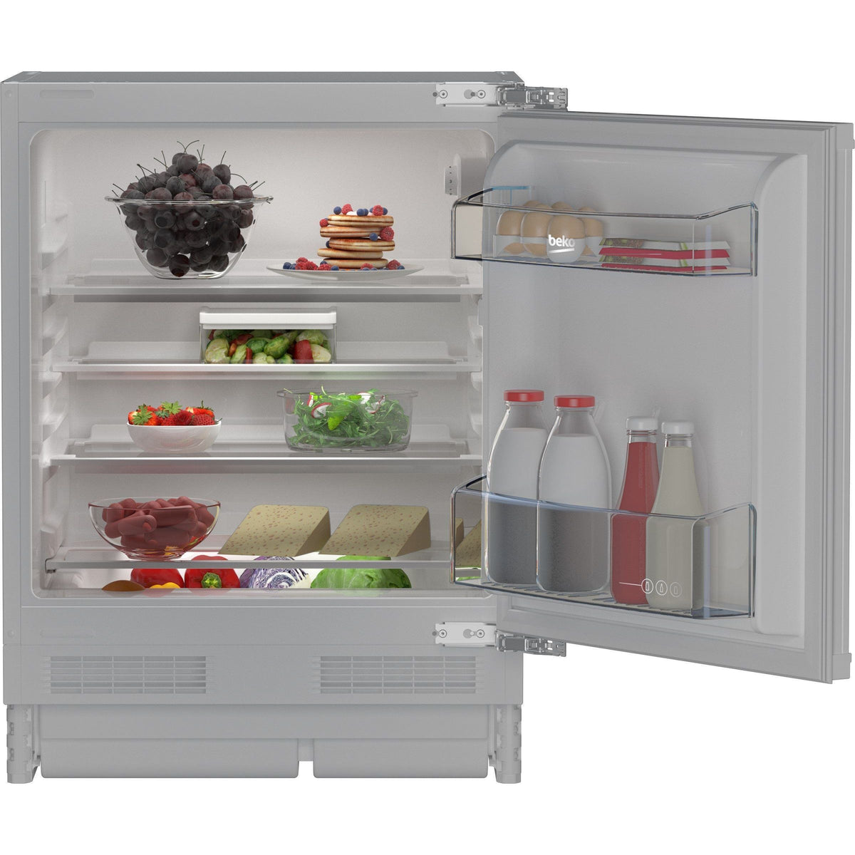 Beko Kühlschrank UB- BU1104N Festtür, 128 L Kühlvolumen, LED-Beleuchtung